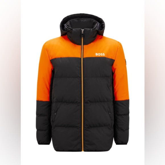 Hugo Boss Hamar Water Repellent Hooded Down Puffer Jacket